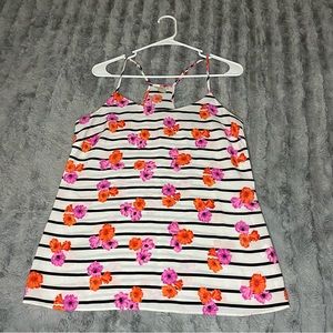 J.crew floral top size 6